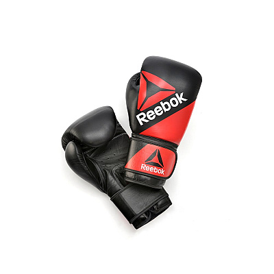 Combat Leather Training Glove - 10oz Red/Black